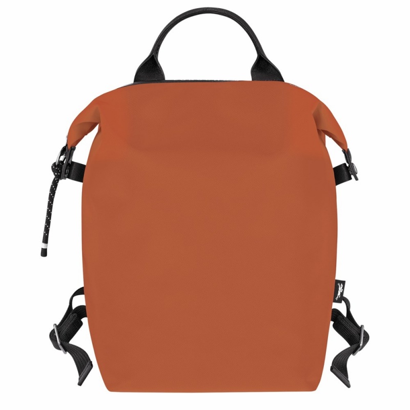 Orange Longchamp Le Pliage Energy L Men's Backpack